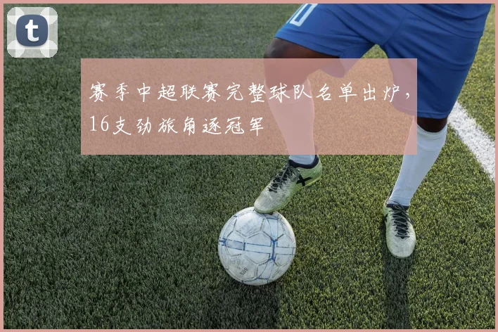 赛季中超联赛完整球队名单出炉,16支劲旅角逐冠军